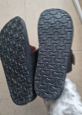 Kahverengi Kadın Toka Detaylı Terlik 43 numara - Görsel 4