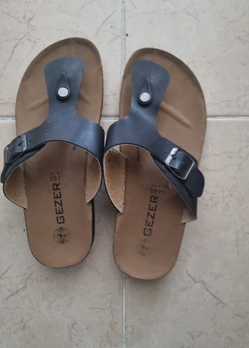 Kahverengi Kadın Toka Detaylı Terlik 43 numara - Görsel 2