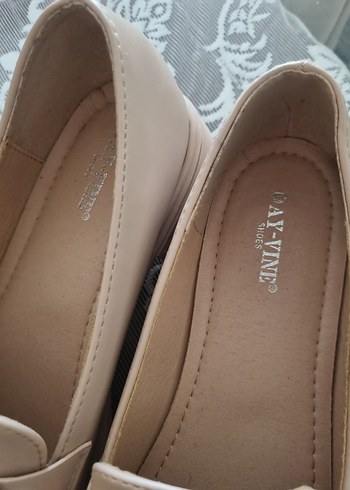 etiketsiz yeni, Tokalı Kadın Loafer Blok Topuk - Görsel 5