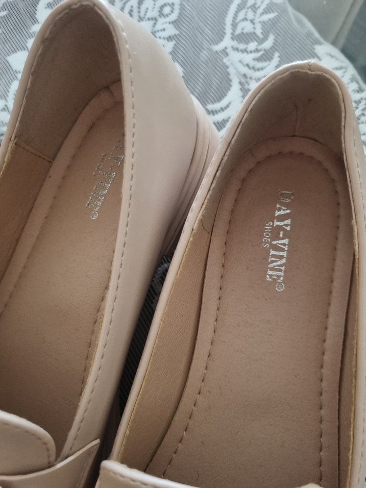 etiketsiz yeni, Tokalı Kadın Loafer Blok Topuk - Görsel 5