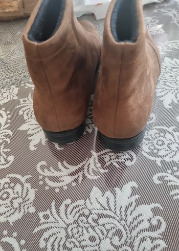 Kadın Kahverengi Süet Bot - Görsel 6