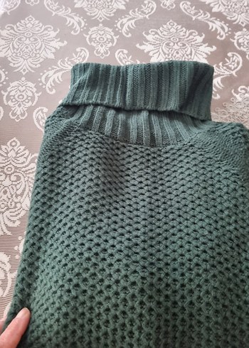 Pull&bear Kadın Bohem Boğazlı Triko Kazak - Görsel 3