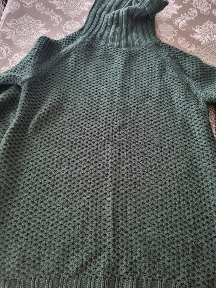 Pull&bear Kadın Bohem Boğazlı Triko Kazak - Görsel 4