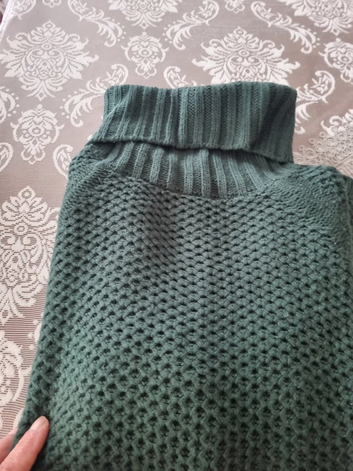 Pull&bear Kadın Bohem Boğazlı Triko Kazak - Görsel 3