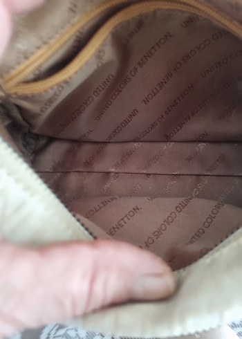 Bennetton orjinal Kadın Çapraz Çanta bej - Görsel 6