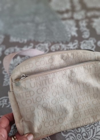 Bennetton orjinal Kadın Çapraz Çanta bej - Görsel 4