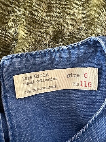Zara Girls Kız Çocuk Elbise Size 6 116cm - Görsel 2