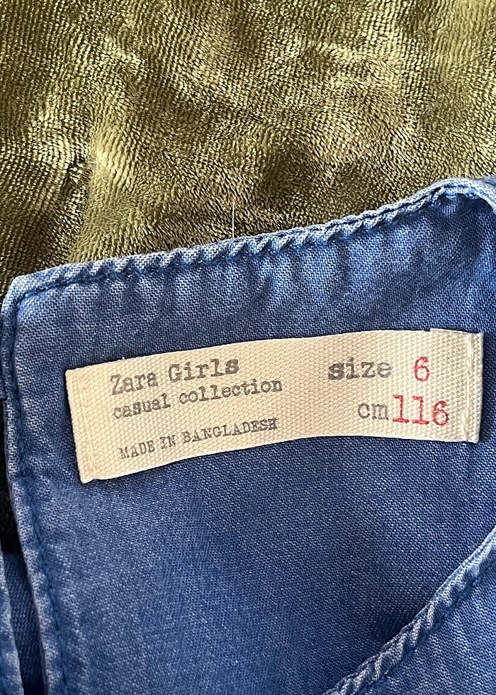 Zara Girls Kız Çocuk Elbise Size 6 116cm - Görsel 2