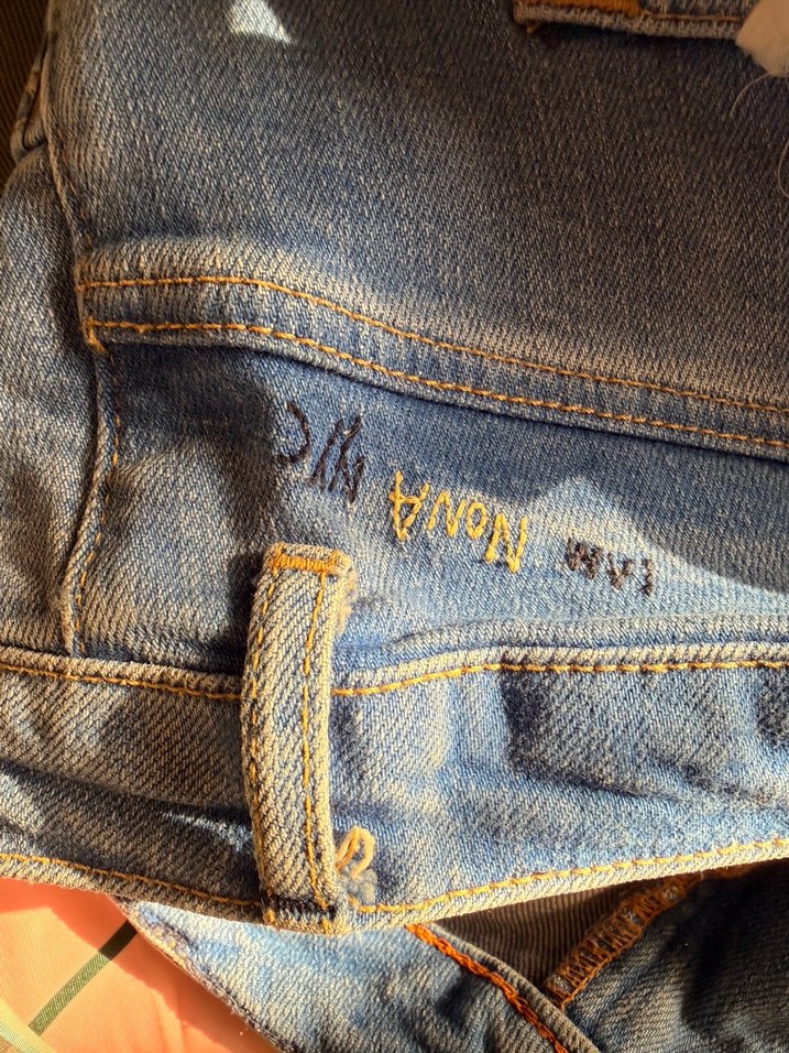 Zara Denim Şort Kadın Jean Şort - Görsel 5