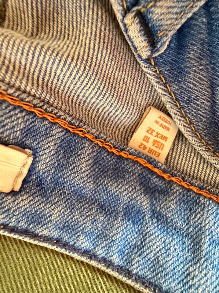 Zara Denim Şort Kadın Jean Şort - Görsel 4