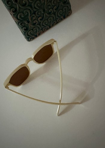 Oxxo Bej Minimalist Kadın Güneş Gözlüğü - Görsel 3