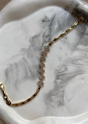 Gold xuping yonca bileklik - Görsel 2