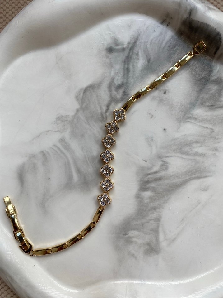 Gold xuping yonca bileklik - Görsel 2