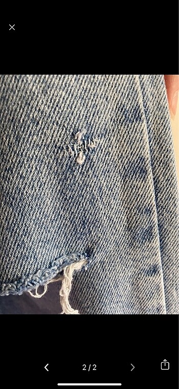 Diğer Bol paça buz mavisi jean