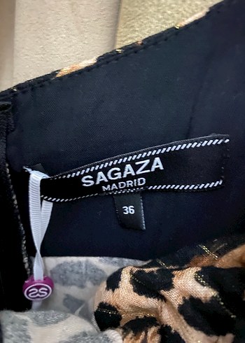 Sagaza madrid kiki leopar elbise - Görsel 3