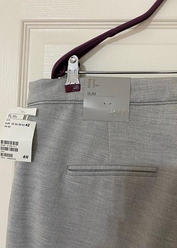 Gri etiketli Kumaş Pantolon - Görsel 3