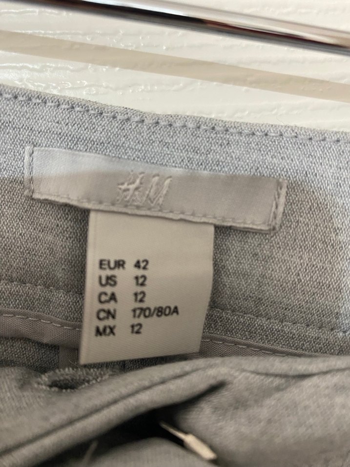 Gri etiketli Kumaş Pantolon - Görsel 2