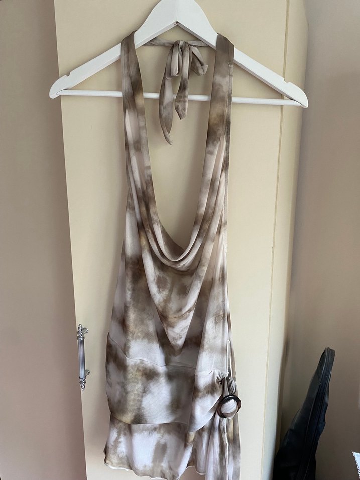 Bershka batik pareo elbise - Görsel 3