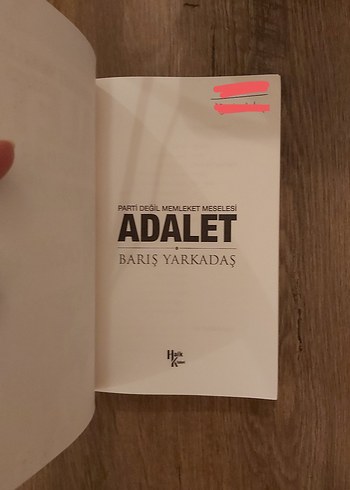 Parti Değil Memleket Meselesi Adalet - Barış Yarkadaş