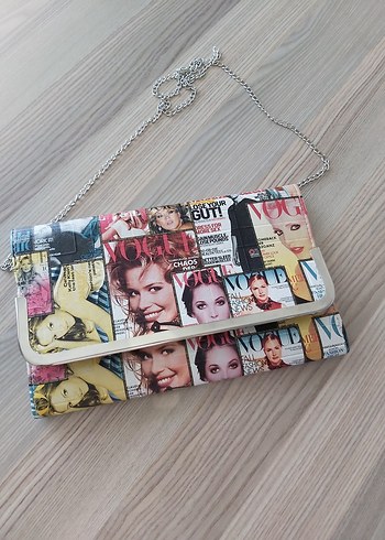 Beden Vogue Pop Kültür Kadın Portföy Çanta