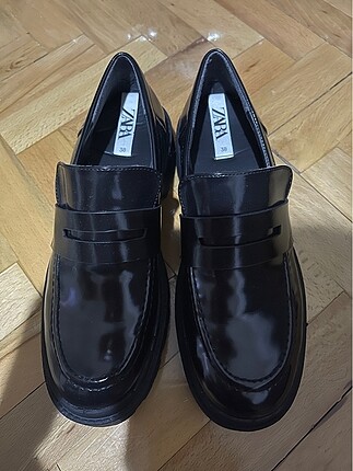 Siyah zara loafer