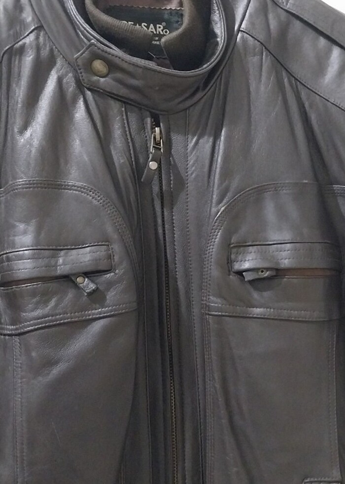 Erkek Kuzu Derisi Ceket - Görsel 4