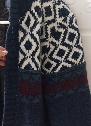 Erkek Yünlü Hırka - Görsel 2