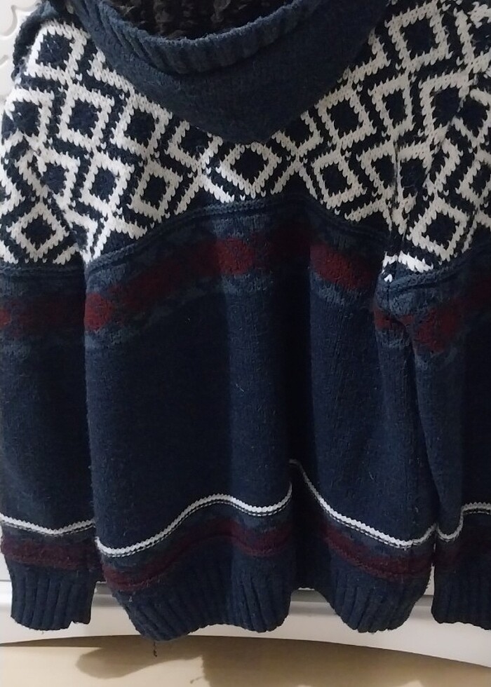 Erkek Yünlü Hırka - Görsel 4