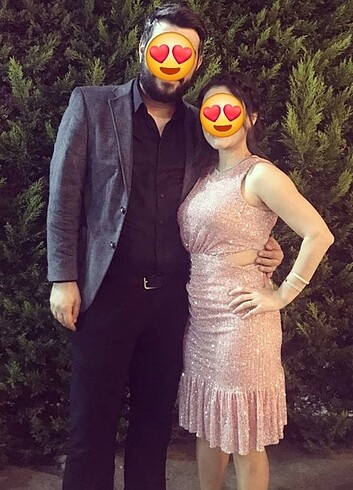 Trendyol & Milla Kadın pullu payetli elbise