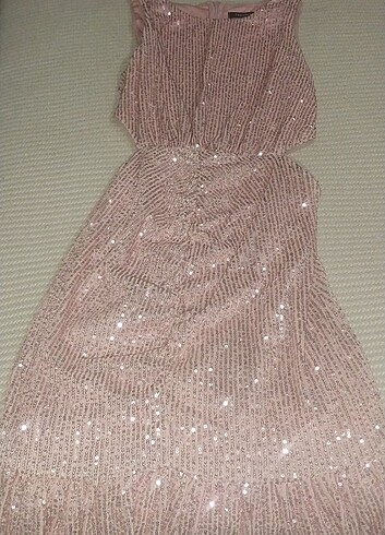 Kadın pullu payetli elbise - Görsel 5