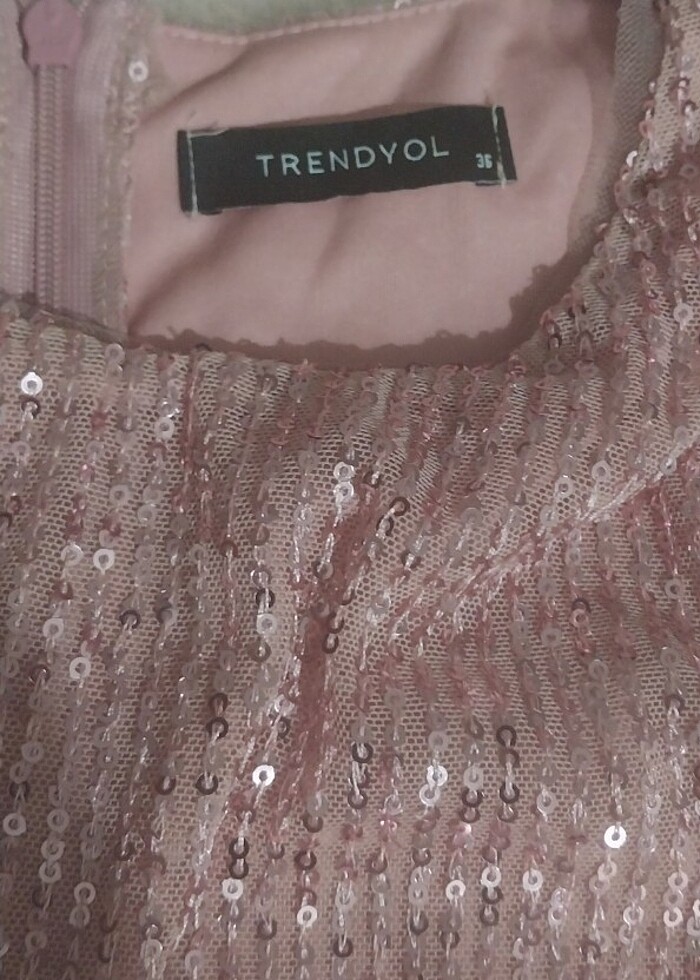 Kadın pullu payetli elbise - Görsel 3