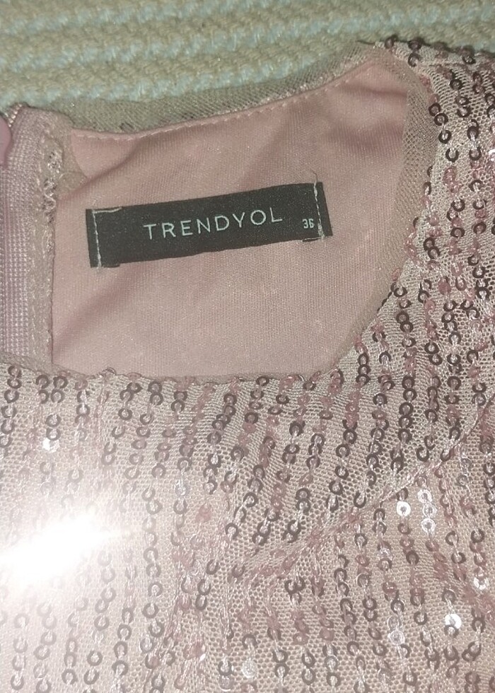 Kadın pullu payetli elbise - Görsel 4