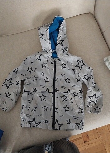 Çocuk içi polarlı yağmurluk - Görsel 2