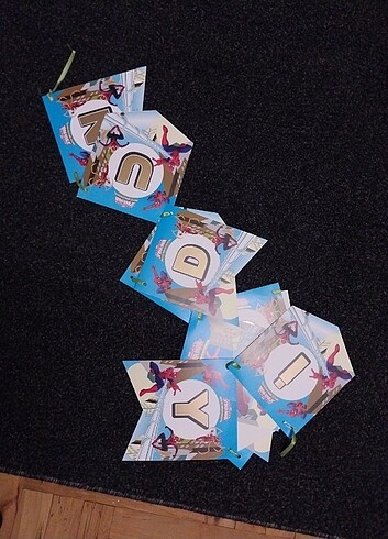 Spiderman masa örtüsü-iyiki doğdun yazısı - Görsel 6