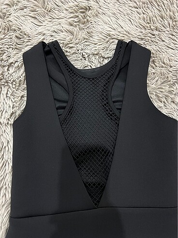 File Detaylı Mini Elbise - Görsel 3