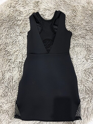 File Detaylı Mini Elbise - Görsel 5