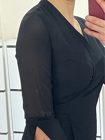 Bağlamalı Elbise - Görsel 4