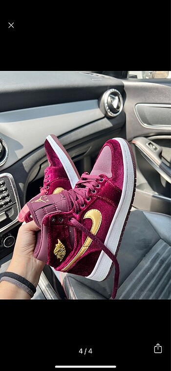 37 Beden bordo Renk Nike air jordon