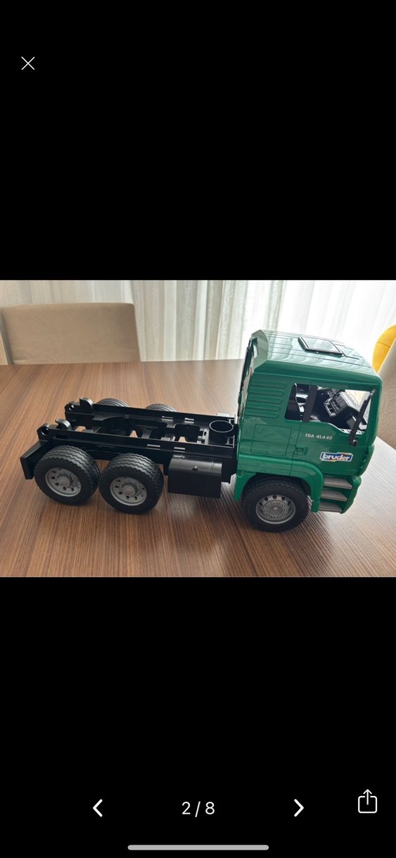 BRUDER Koyu Yeşil MAN Oyuncak Kamyon - Görsel 2