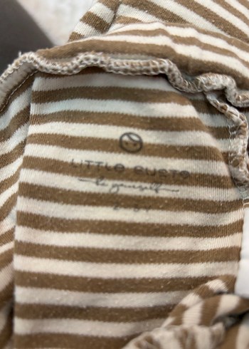 Little gusto Erkek Çocuk Kahverengi Çizgili Pamuklu Pantolon - Görsel 6