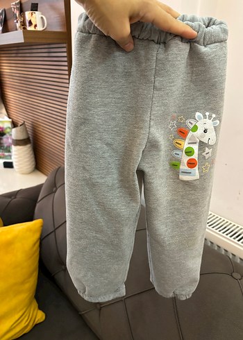 Erkek Çocuk Loose Fit Sarı Eşofman Altı - Görsel 5