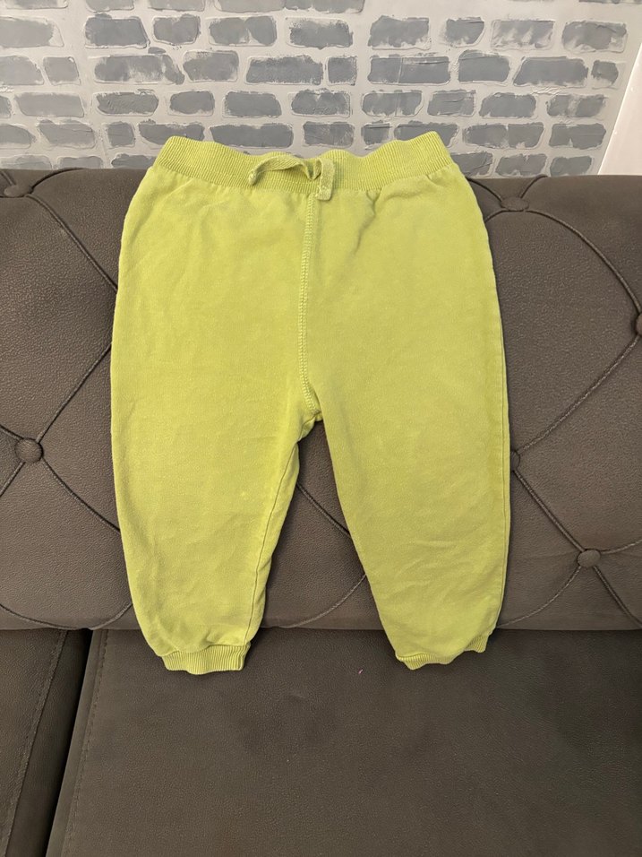 Erkek Çocuk Loose Fit Sarı Eşofman Altı - Görsel 4