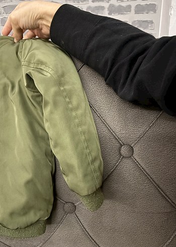 Yeşil Baskılı bebek Bomber Ceket 3-4 yaş - Görsel 8