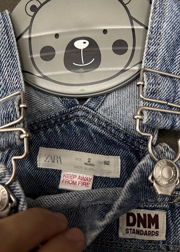 Erkek Çocuk Kot Askılı Tulum - Görsel 4