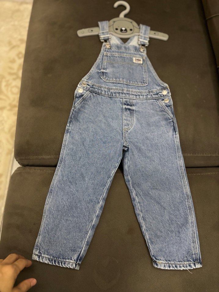 Erkek Çocuk Kot Askılı Tulum - Görsel 3