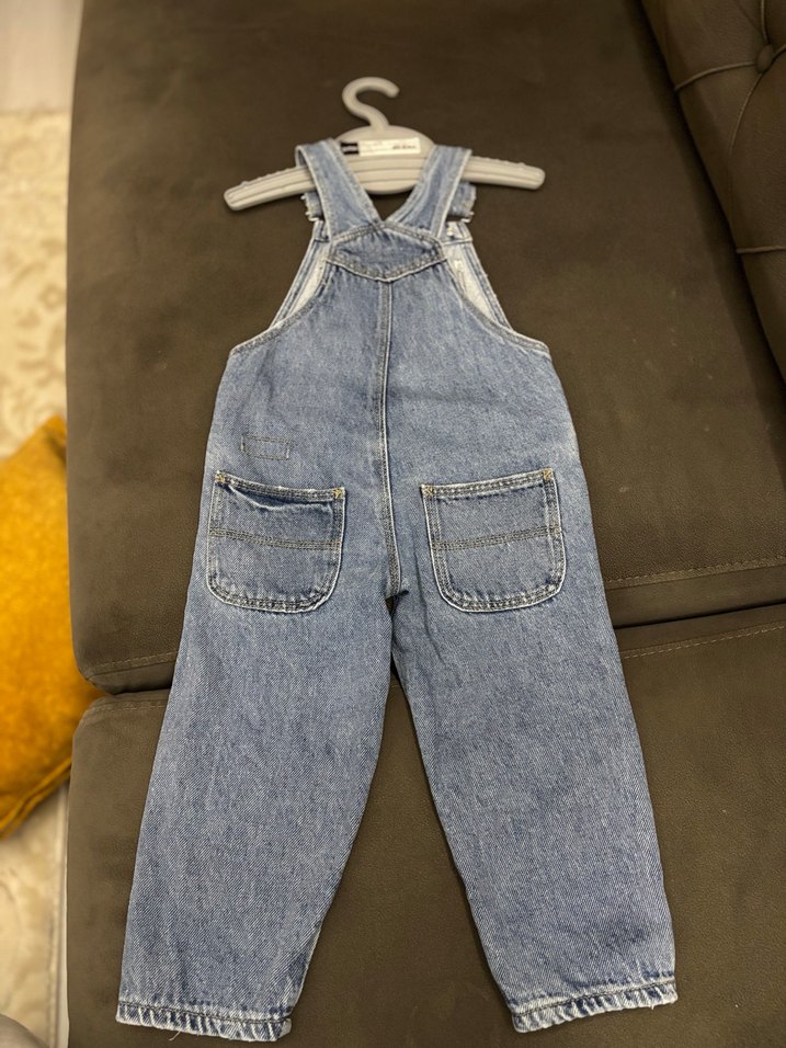 Erkek Çocuk Kot Askılı Tulum - Görsel 5