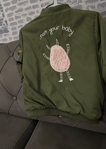 Yeşil Parlak Fermuarlı Erkek Çocuk Ceketi - Görsel 2