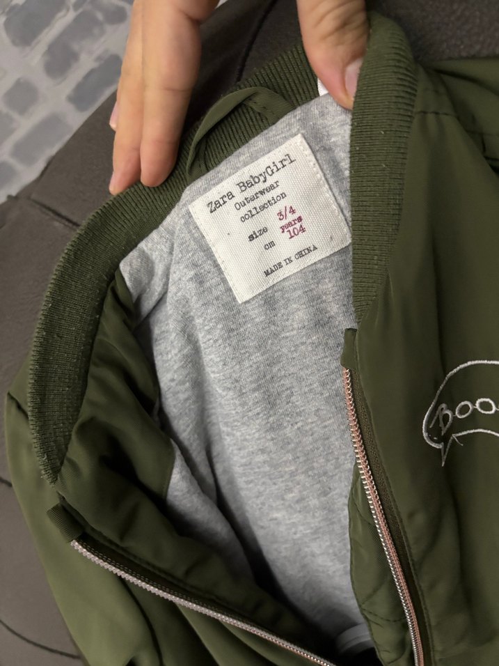 Yeşil Parlak Fermuarlı Erkek Çocuk Ceketi - Görsel 4