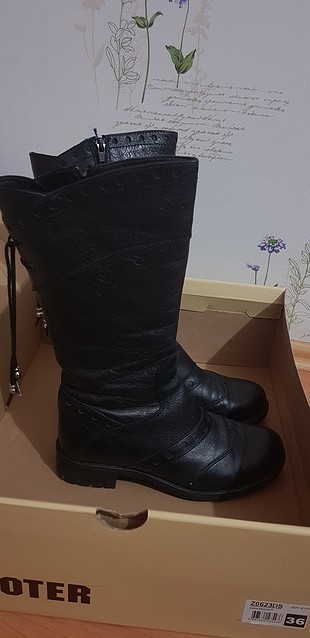 SCOOTER DERI CIZME