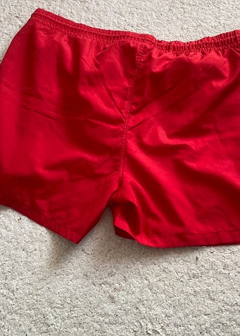 Kırmızı Mini Erkek Şort Mayo - Görsel 5